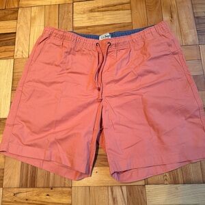 L.L. Bean Coral Cotton Shorts